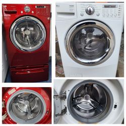 LG Washers Only for Sale
(Both works Great)
Delivery Available 
white $199 & Red $250