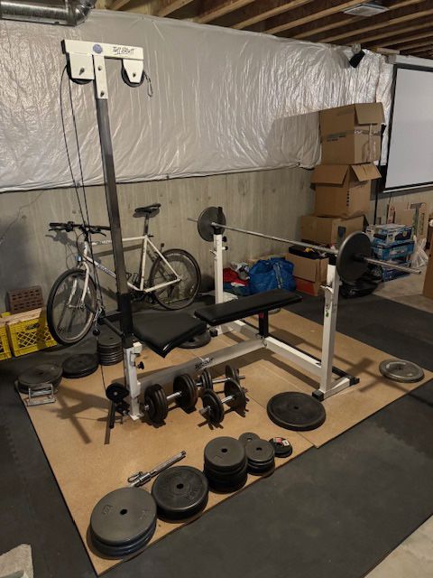 Extensive Home Gym Weight Training Equipment For Sale