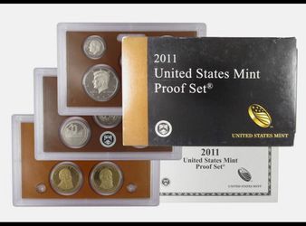 2011 U.S. MINT PROOF SET W/ Box & COA (14 Coins)