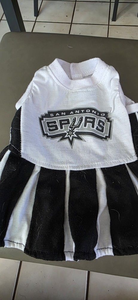 San Antonio Spurs doggie cheer Dress Size Xs