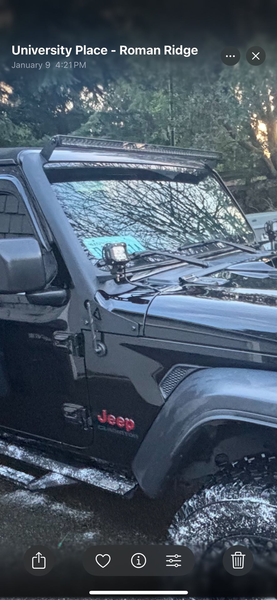 Jeep Gladiator Led Bar Brackets 