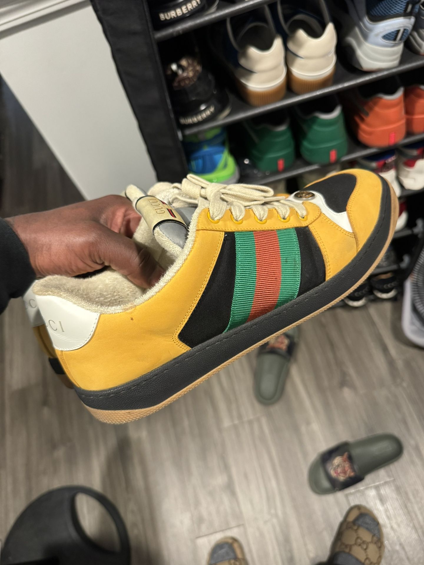 Yellow Gucci Sneakers