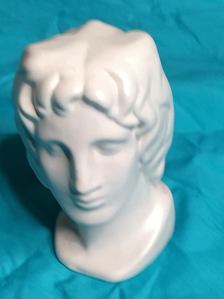 Rare Cologne Bottle Bust Of David