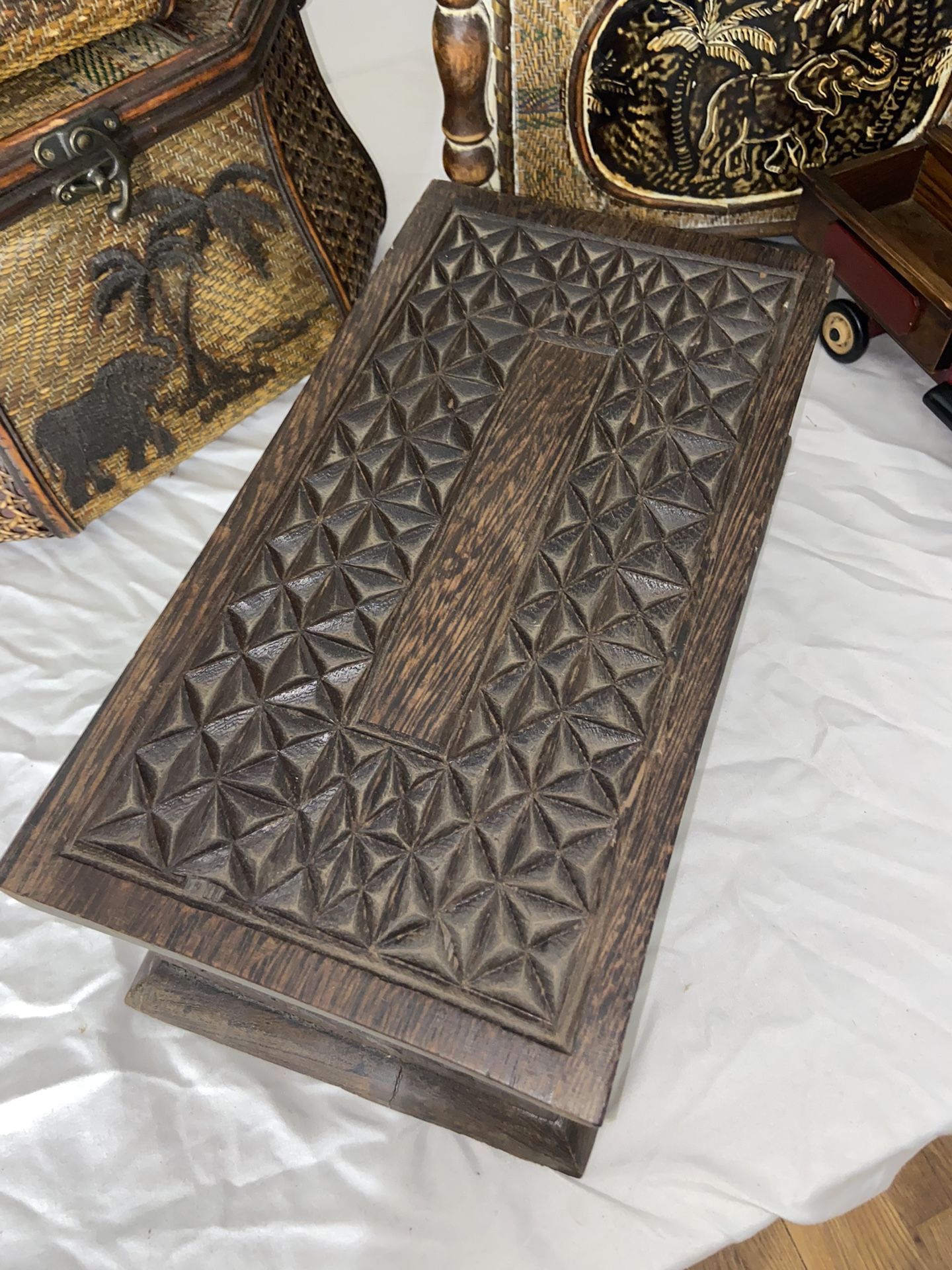 Wood Carved Box