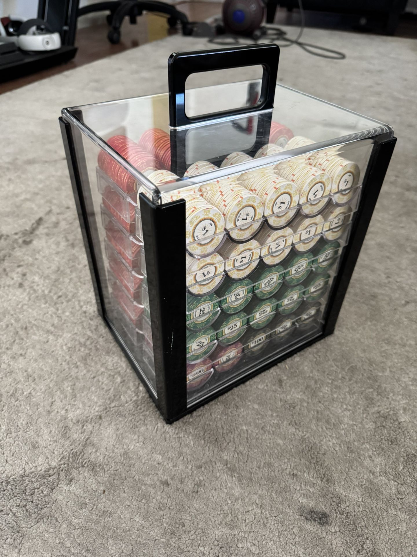 Set Of 1,000 Ventura Poker Chips