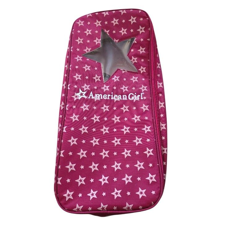 American Girl Doll Star Power Red Carrier Travel Backpack for 18” Doll NEW