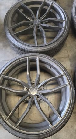 22" Niche staggered wheels and tires