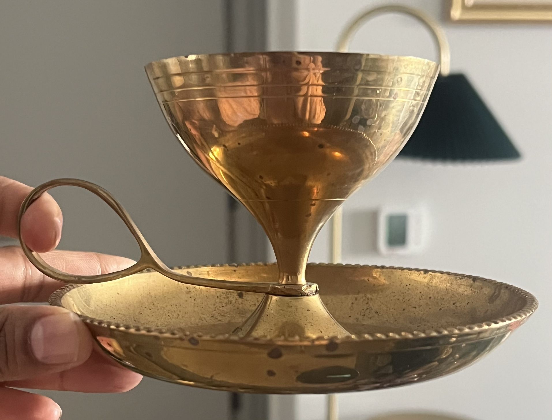 Brass Oil Lamp