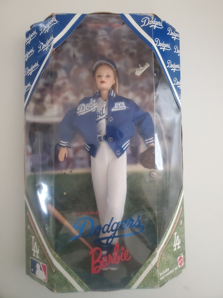 Los Angeles Dodgers Barbie collector's item toy