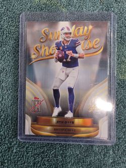 Josh Allen Topps IC Sunday Showcase Football Card