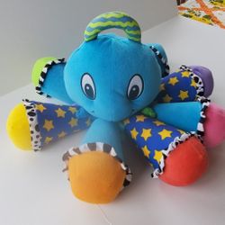 Lamaze Octotunes Octopus Musical Developmental Plush Baby Toy Blue

