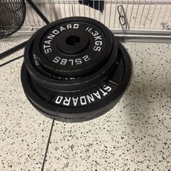 Weight Set Bar And Weights