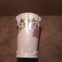 Beautiful Mother Of Pearl Rose Vase