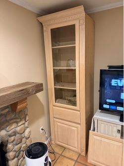 Tall display cabinets