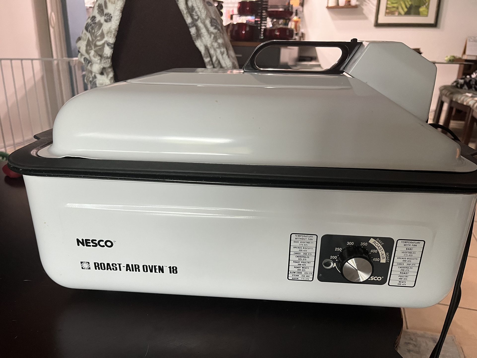 Nesco roast outlet air oven