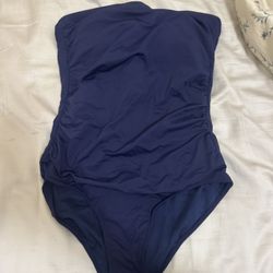 Strapless One Piece Swimsuit