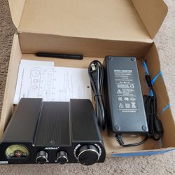 New AIYIMA A08 PRO TPA3255 Power Amplifier Bluetooth 5.1 with VU Meter 300W+300W HiFi Class D Stereo Digital Audio Amp 2.0 Channel Amplifier