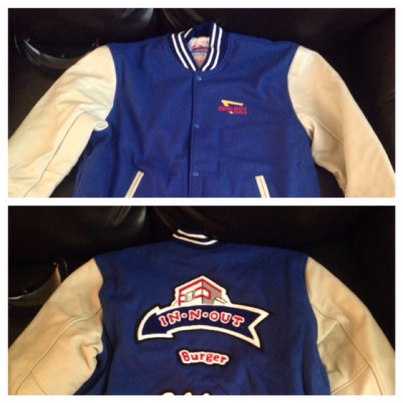 In-N-Out Burger Letterman Jacket Lg