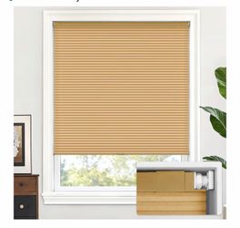 LazBlinds Cordless Cellular Shades, No Tools No Drill Light Filtering Honeycomb 40Wx64 H