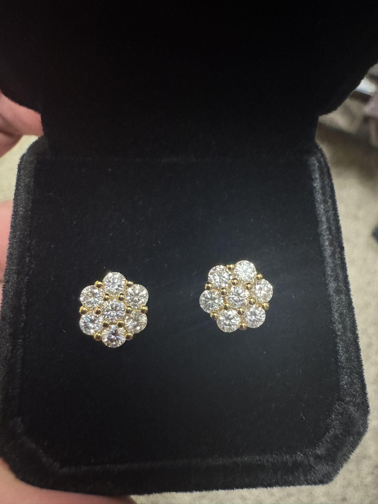 Moisannite Diamond Earrings