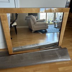  Birch Anigre Wood Mirror