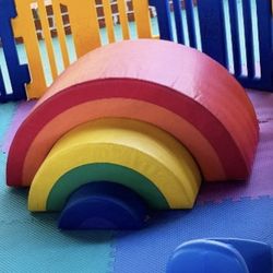 Rainbow soft play