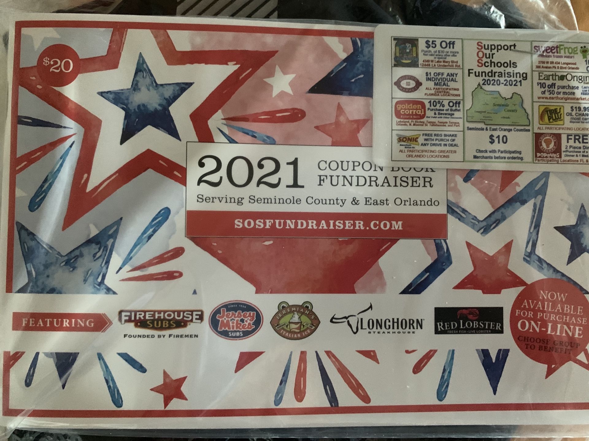 SUPPORT SEMINOLE SCHOOLS: 2020 - 2021 FUNDRAISING COUPON BOOK - Packed full of huge savings