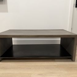 West Elm Industrial Coffee Table - Modern/Concrete Style