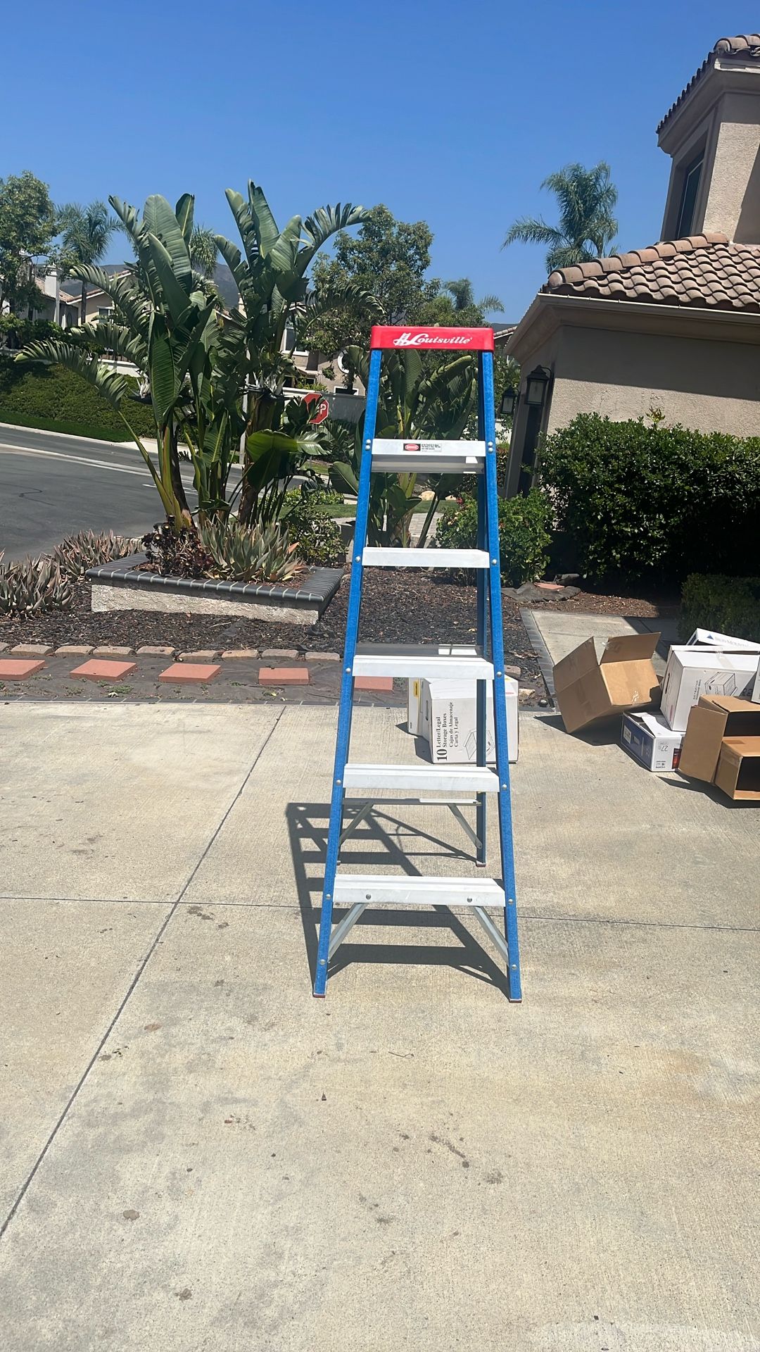 Fiberglass Step Ladder 6 Foot