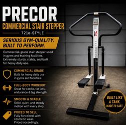 Precor Commercial Stair Stepper – Works Great – Console Not Working