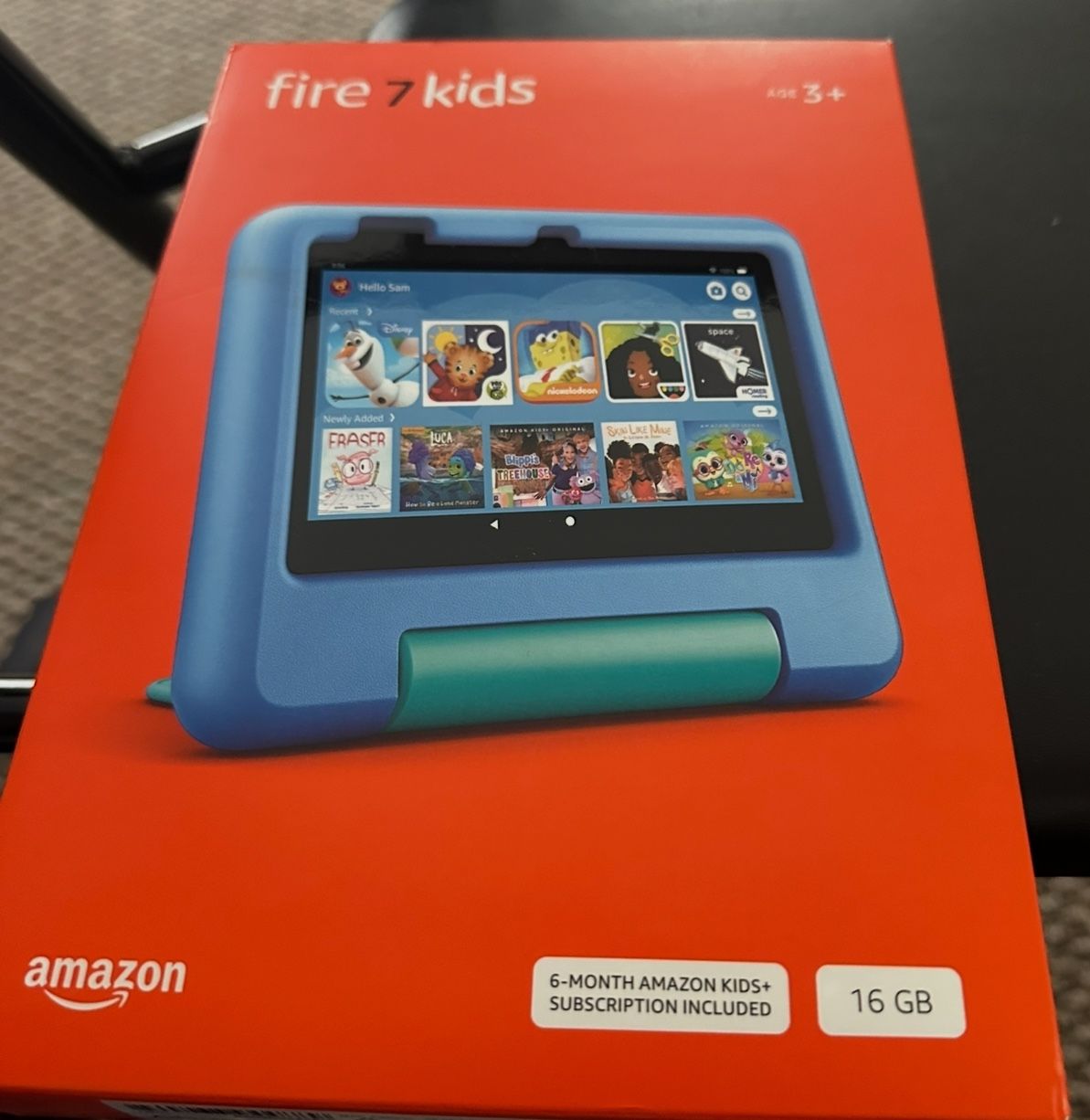 Kids Blue Amazon Kindle 7 With Protective Cover