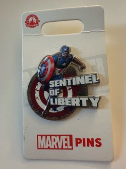 Disney captain America collectors pin
