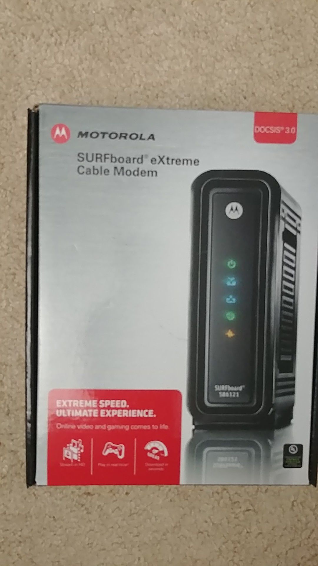 Motorola SURFboard eXtreme docsis 3.0 cable modem