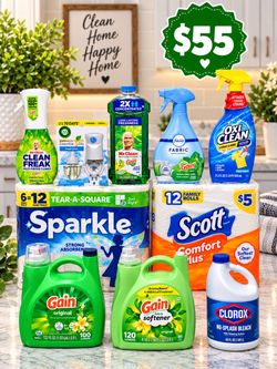 Gain Laundry & Household Cleaning Supply Bundle