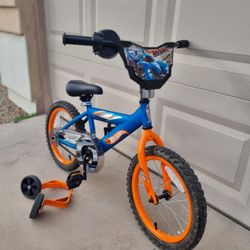 Kids 16 Inch Bike - Hot Wheels - Like New