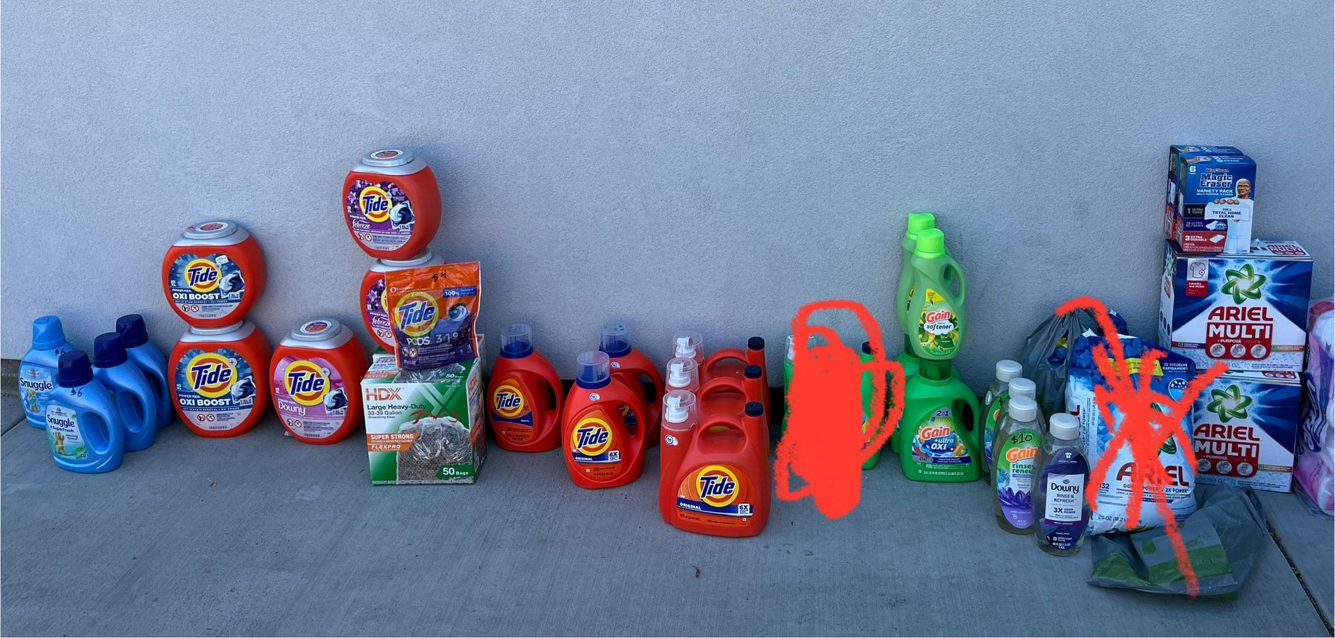 Variety of products and prices ask for the one you like