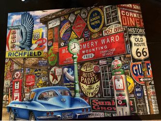 Springbok “Route 66” 2000 piece puzzle (All pieces accounted for)