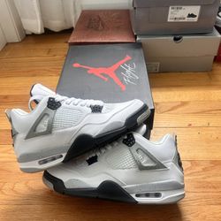 Jordan 4 White Cement  Size 10.5👟 NEW💰 OG ALL✅ $250💰 