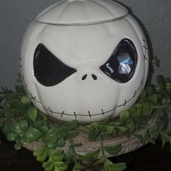 Holloween Jack Skellionton Cookie Jar