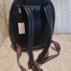 DESIGNER MONOGRAM GG BACKPACK BLACK COLOR 