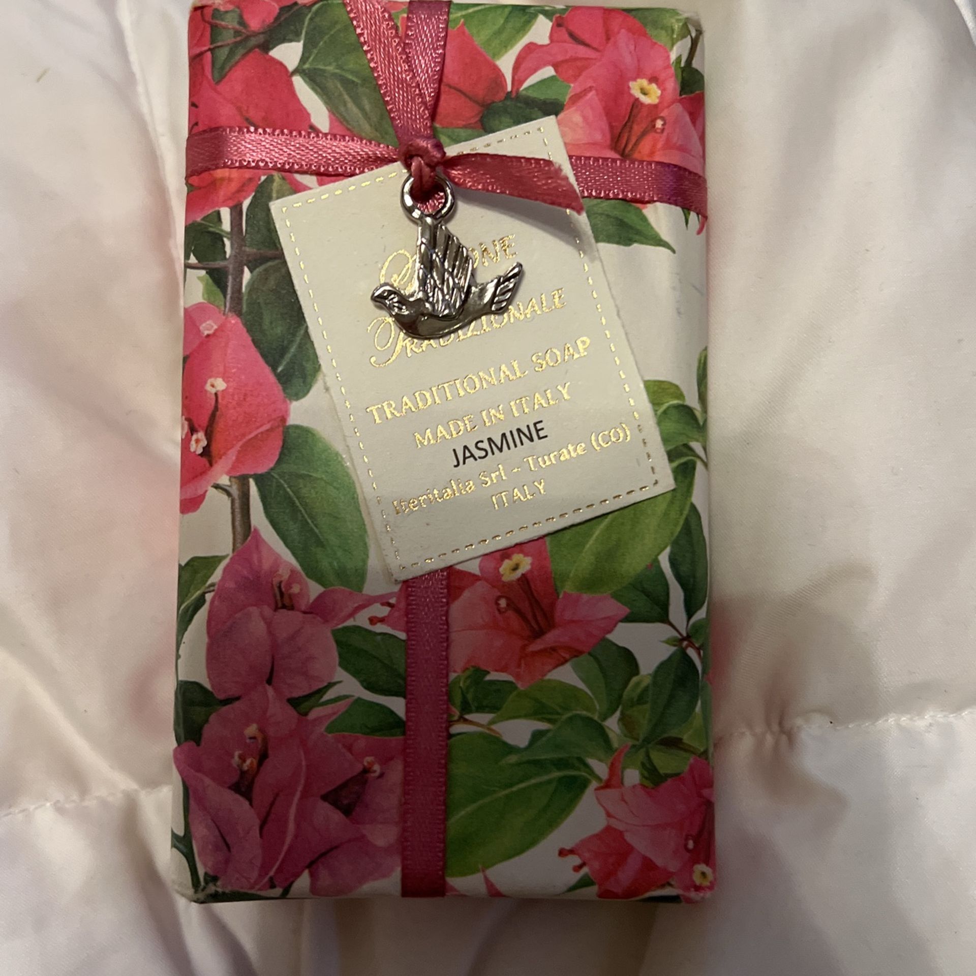 Jasmine Soap With A Silver Charm