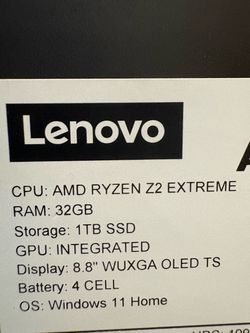 Trade for ps5 pro + tv/monitor (legion go z2e)