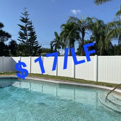 Swimming Pool Privacy Fence Vinyl Fence Pvc Gate Vinyl Wall White Wall 