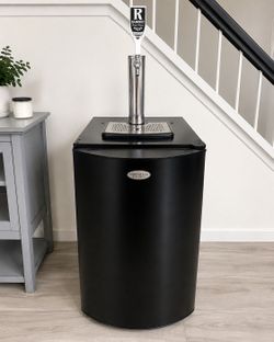 Beer Kegerator w/ Tap Handle, CO2 Tank & Regulator – Ready to Use-Complete Set Up