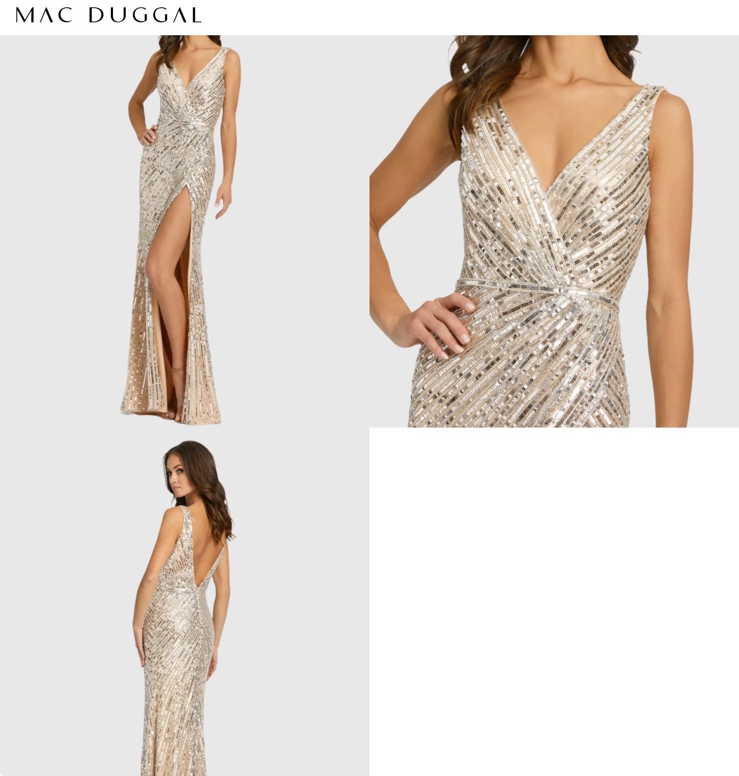 New Mac Duggal Women’s Gown