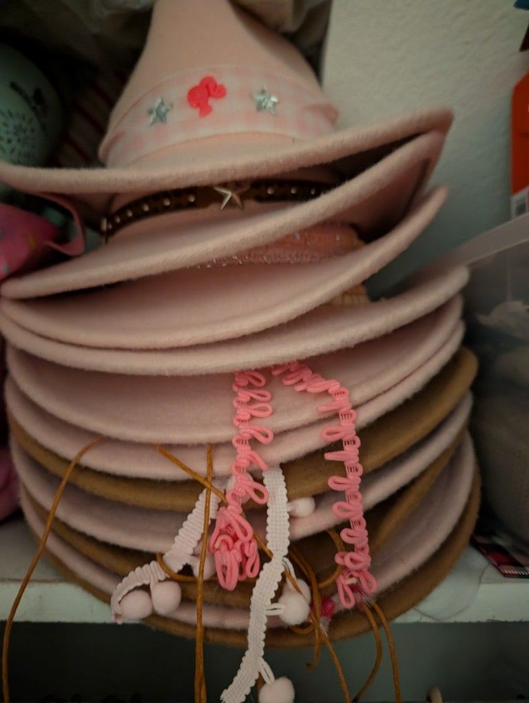 Girls Cowgirl Barbie Hats