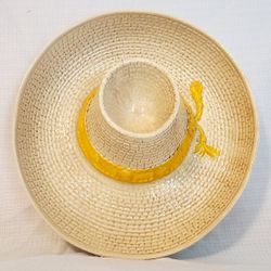 WhittierWare Party Hat Server 12.5" Chip & Dip Sombrero 1986 California Pottery 