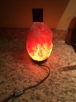 Light up rock decor