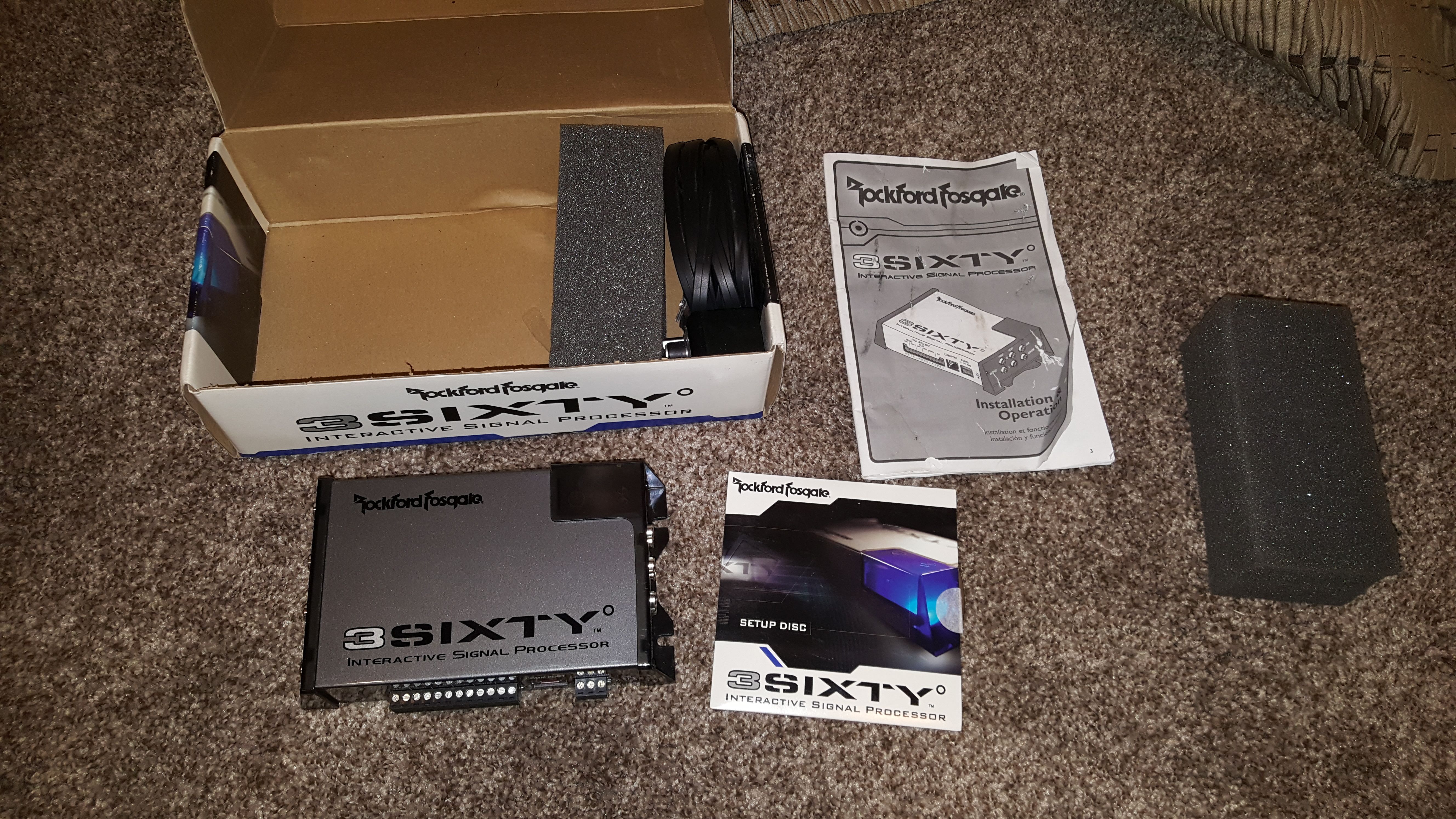 Rockford Fosgate 3sixty.2 6ch DSP/crossover/eq