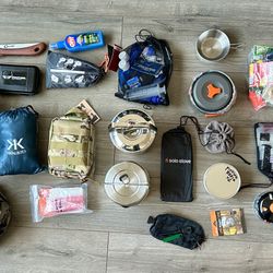 Backpacking, Camping, Survival Gear Bundle